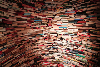 Illustration for article titled This is how you build a labyrinth out of 250,000 books